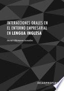 UF0331 Interacciones orales en el entorno empresarial en lengua inglesa