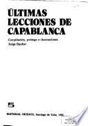 Ultimas lecciones de Capablanca