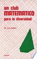 Un club matemático para la diversidad