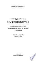 Un mundo sin periodistas