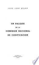 Un palique en la Comisión Nacional de Codificación