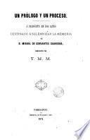 Un Prólogo y un proceso