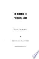 Un romance de principio a fín