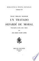 Un tratado sefardí de moral
