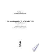 Una agenda política de la sociedad civil