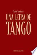 Una letra de tango