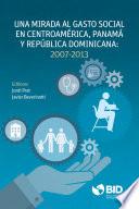 Una mirada al gasto social en Centroamérica, Panamá y República Dominicana