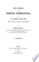 Una página de derecho internacional