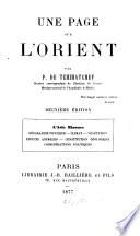 Une page sur l'Orient