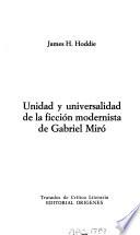 Unidad y universalidad de la ficción modernista de Gabriel Miró