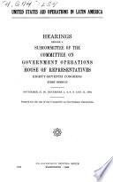 United States Aid Operations in Latin America