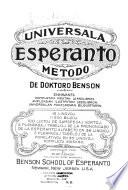 Universala esperanto metodo de doktoro Benson