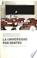 Libro Universidad por dentro, La: cómo funcionan las universidades