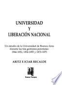 Universidad y liberación nacional