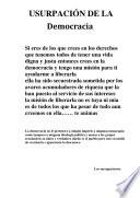 Usurpacion de la democracia