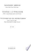 Vacances À L'étranger
