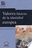Valores básicos de la identidad europea