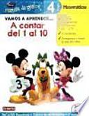 Vamos a aprender... A contar del 1 al 10. 4 años. Matemáticas
