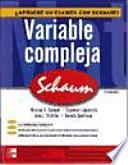 VARIABLE COMPLEJA SERIE SCHAUM