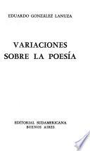 Variaciones sobre la poesía