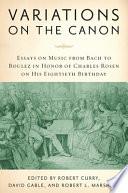 Variations on the Canon