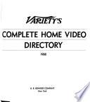 Variety's Complete Home Video Directory