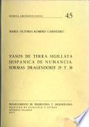 Vasos de terra sigillata hispánica de Numancia