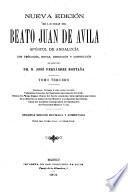 Veintisiete tratados del santísimo sacramento del altar. Himno Pange lingua. Himno del Sacris solemniis. Virtudes del beato Avila por Luis Muñoz. Carta del cardenal Astorga