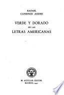 Verde y dorado en las letras americanas
