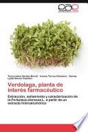 Verdolaga, planta de interés farmacéutico