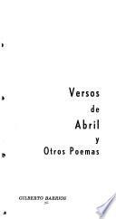 Versos de abril y otros poemas