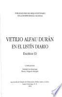 Vetilio Alfau Duran en el Listin diario