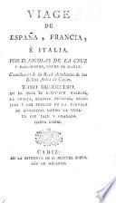Viage de España, Francia, é Italia