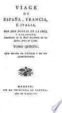 Viage de España, Francia é Italia