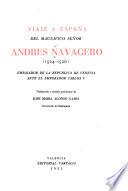 Viaje a España del magnífico señor Andrés Navagero (1524-1526)