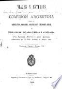 Viajes y estudios de la Comisión argentina sobre la agricultura, ganadería, organización y economía rural en Inglaterra, Estados-Unidos y Australia