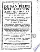 Vida de San Felipe Neri...
