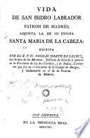 Vida de San Isidro Labrador, patron de Madrid