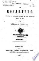 Vida militar y política de Espartero
