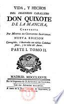 Vida y hechos del ingenioso caballero don Quixote de la Mancha,2