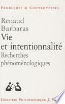 Vie et intentionnalité
