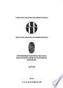 VII Reunión Argentina de Sedimentología