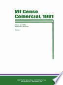 VIII Censo Comercial 1981. Datos de 1980. Resumen general. Tomo I
