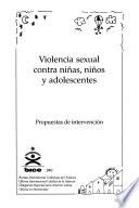 Violencia sexual contra niñas, niños y adolescentes