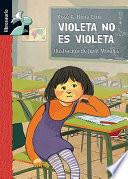 Violeta no es violeta