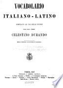 Vocabolario Italiano-latino