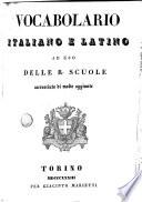 Vocabula latini italique sermonis