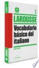 Vocabulario básico del italiano