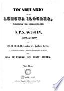 Vocabulario de la lengua Ilocano, trabajado por varios religiosos del órden de N.P.S. Agustin