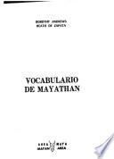 Vocabulario de mayathan